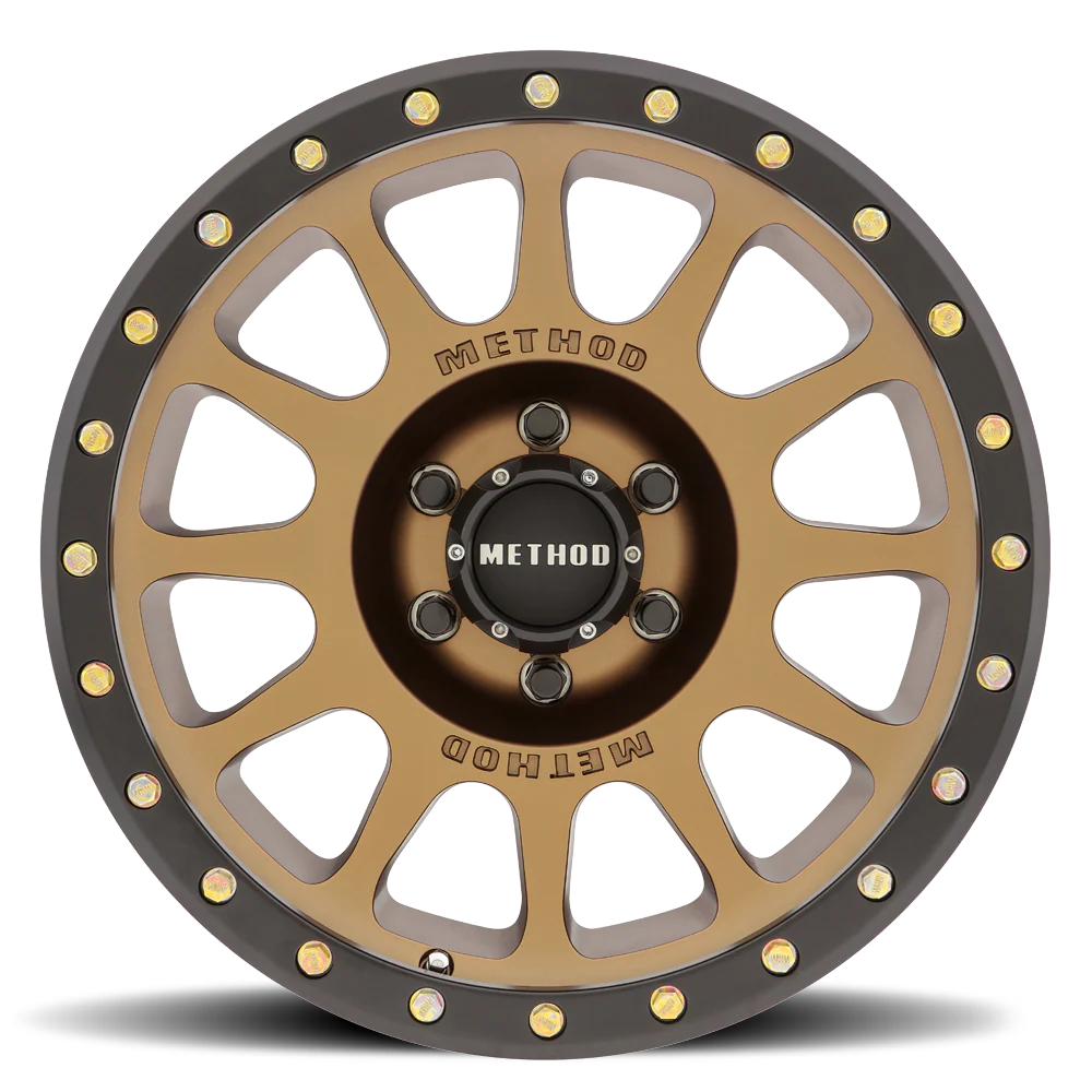 Method MR305 17X8.5 0MM Offset, 5x150, Bronze Matte Black Lip LC200