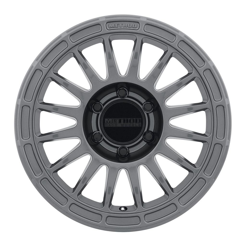 Method MR314 17X8.5 0MM Offset 5X150 110.25MM CB Gloss Titanium Wheel-LC 200/100/79