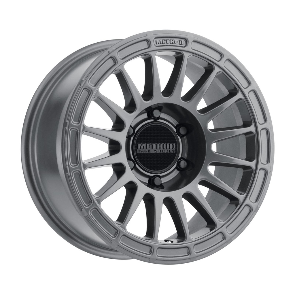 Method MR314 17X8.5 0MM Offset 5X150 110.25MM CB Gloss Titanium Wheel-LC 200/100/79