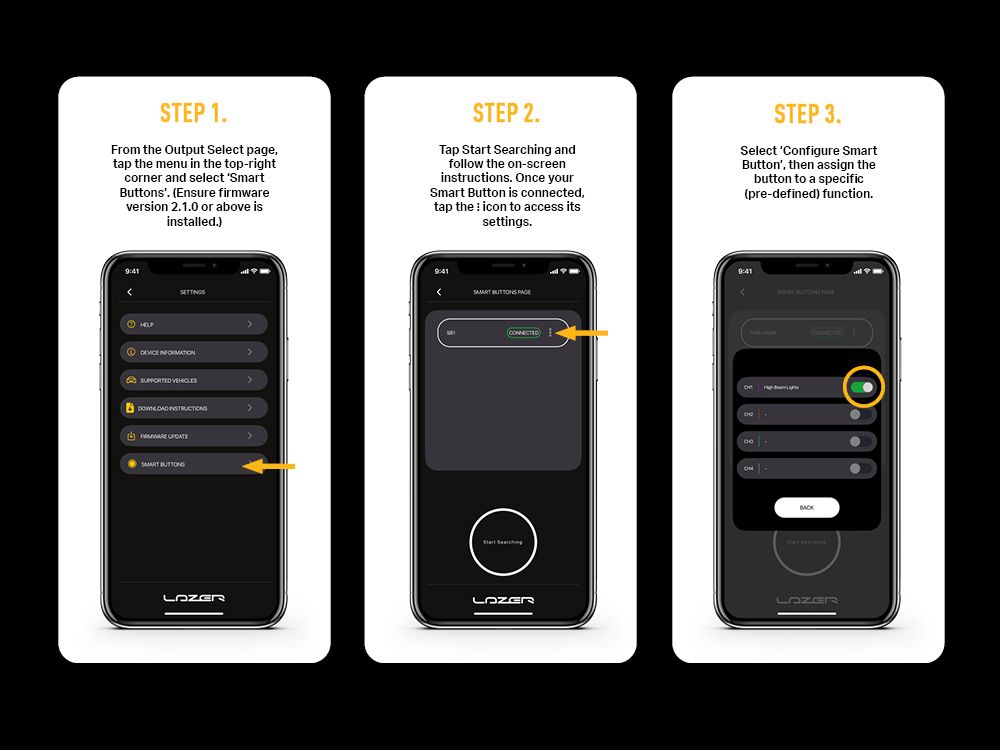 Lazer Smart Button - CANNY Compatible