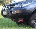 Ironman Airbag Compatible Bull Bar C/W In-Built Fog Lights & Indicators For Toyota Fortuner