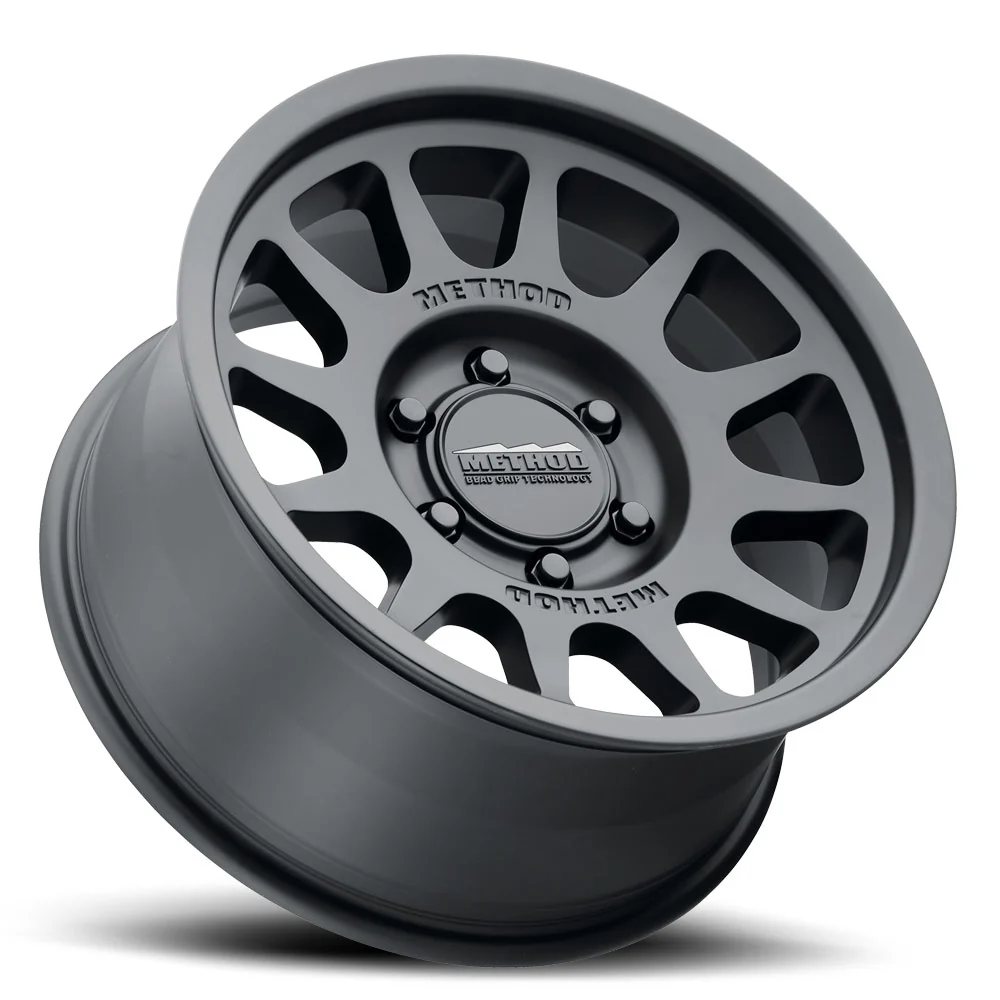 Method Mr703 17X8.5 0Mm Offset 5X150 110.5Mm Cb Matte Black Wheel-Lc 200/100/79