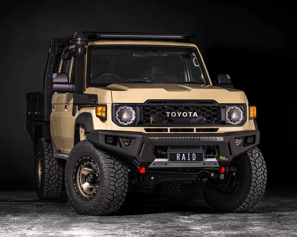 Ironman Raid Bull Bar to Suit TLC 79 Series Dual Cab 2024+