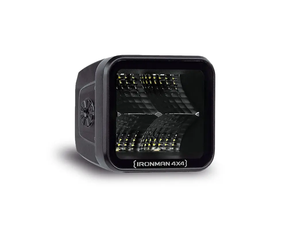 Ironman Bright Led Cube Light (20W, Clear, Flood)