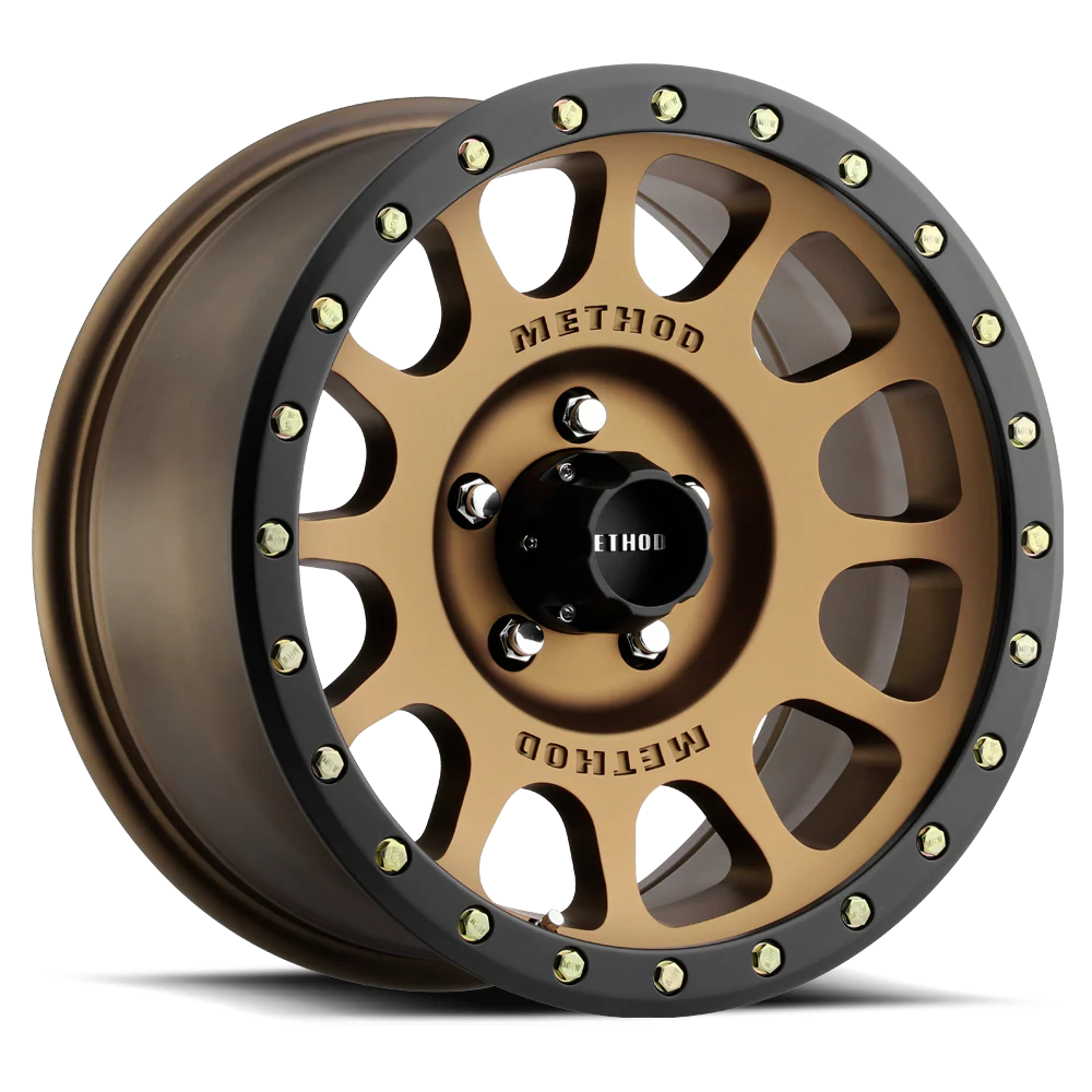 Method MR305 17X8.5 0MM Offset, 5x150, Bronze Matte Black Lip LC200