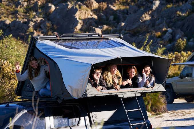 Alucab 4 Sleeper Rooftop Tent - Black
