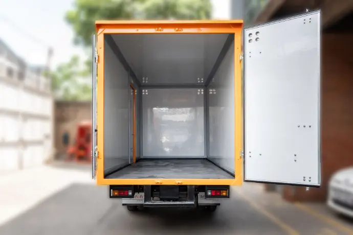 Discover Rigicore's robust fiberglass truck bodies designed for efficient and safe transportation of perishable goods Rigicore Fiberglass Trucks