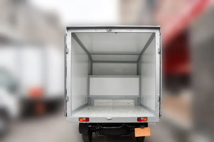 Rigicore refrigerated truck body designed for safe transportation of frozen goods and perishable items with advanced cooling systems