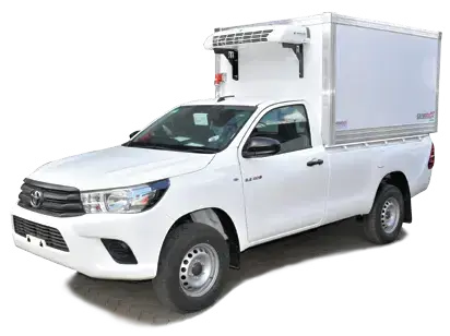 Refrigerated pick up truck