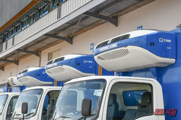 Thermoking cold storage trucks
