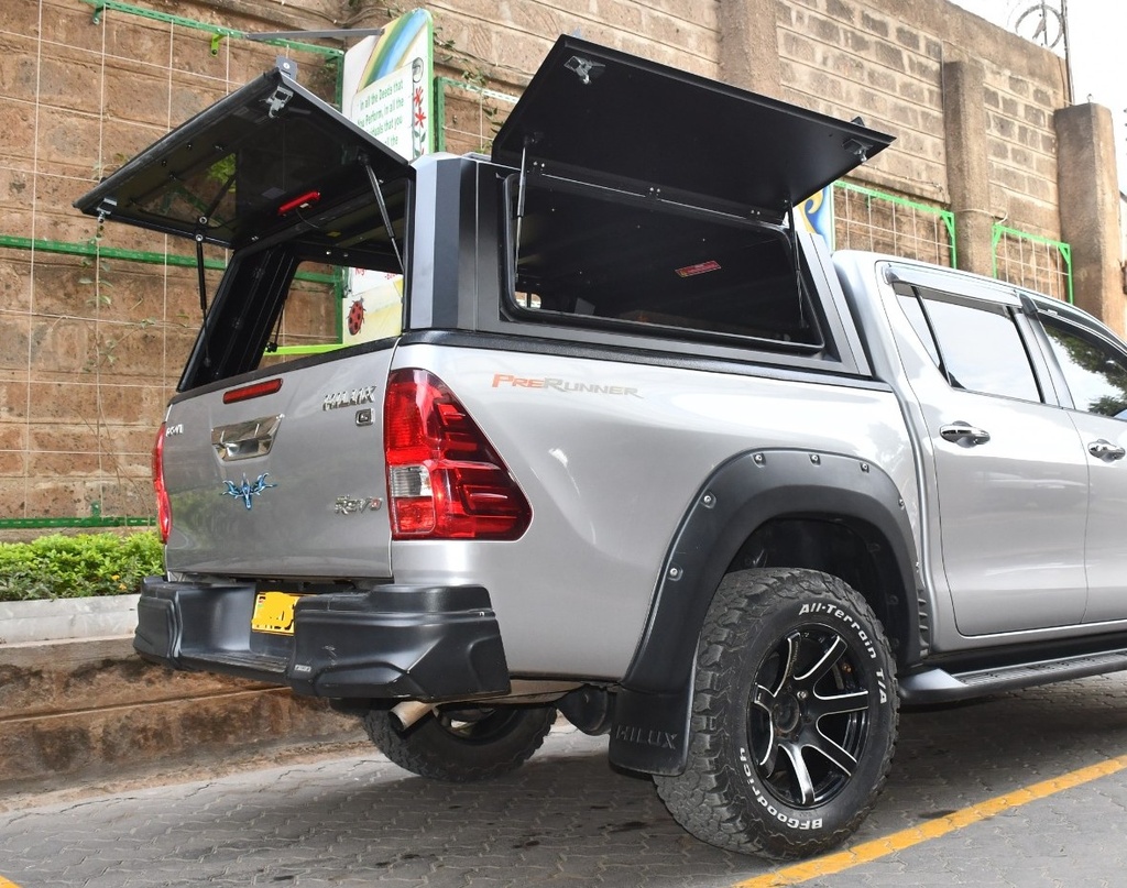 Smartcap EVO Adventure 2016-2025 Toyota Hilux Double Cab (Stainless Steel Side Doors with interior MOLLE Panels)