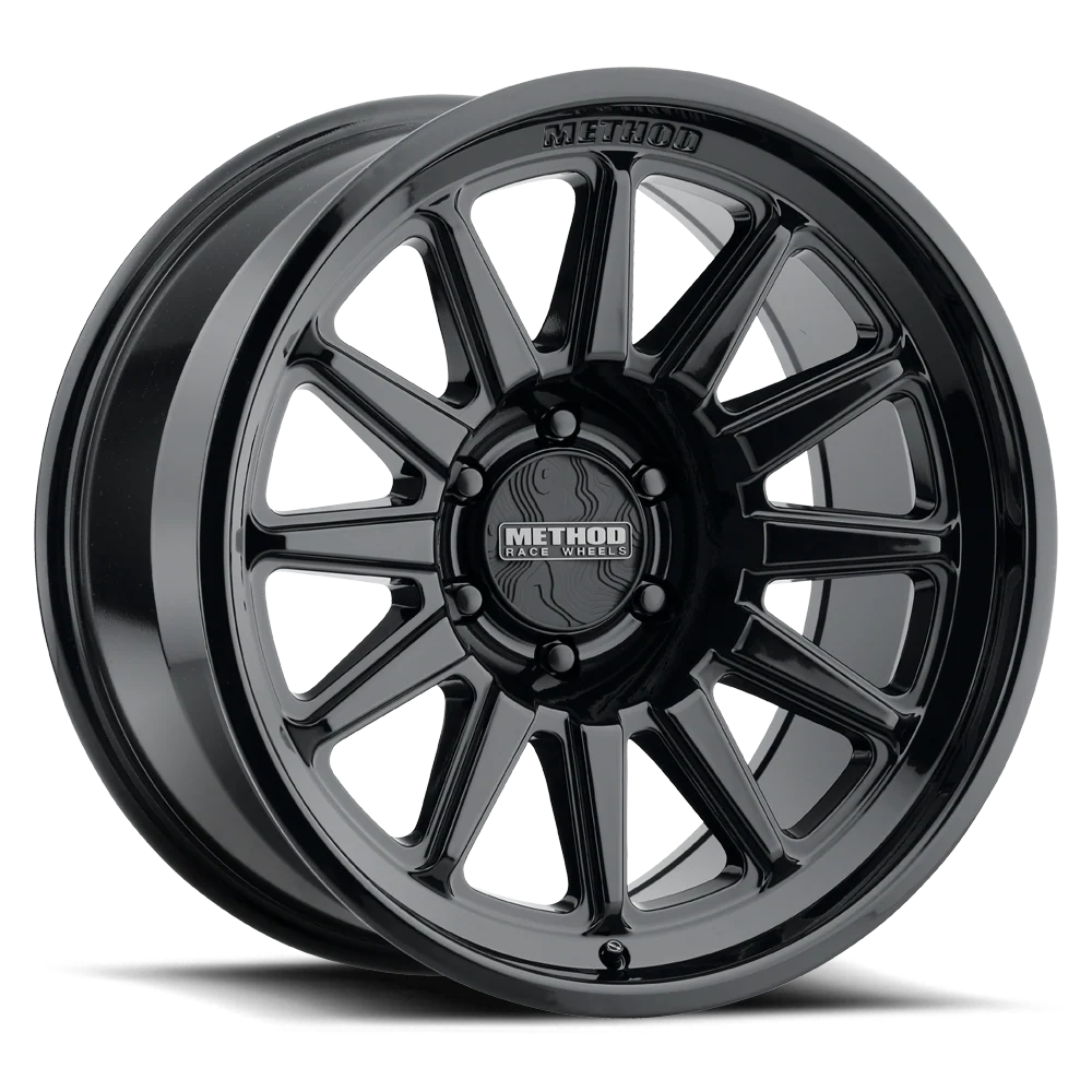 Method MR318 17X8.5 0MM Offset 6X139.7 106.25MM CB Gloss Black Wheel - Suitable for Hilux/Prado 120/150/LC300 