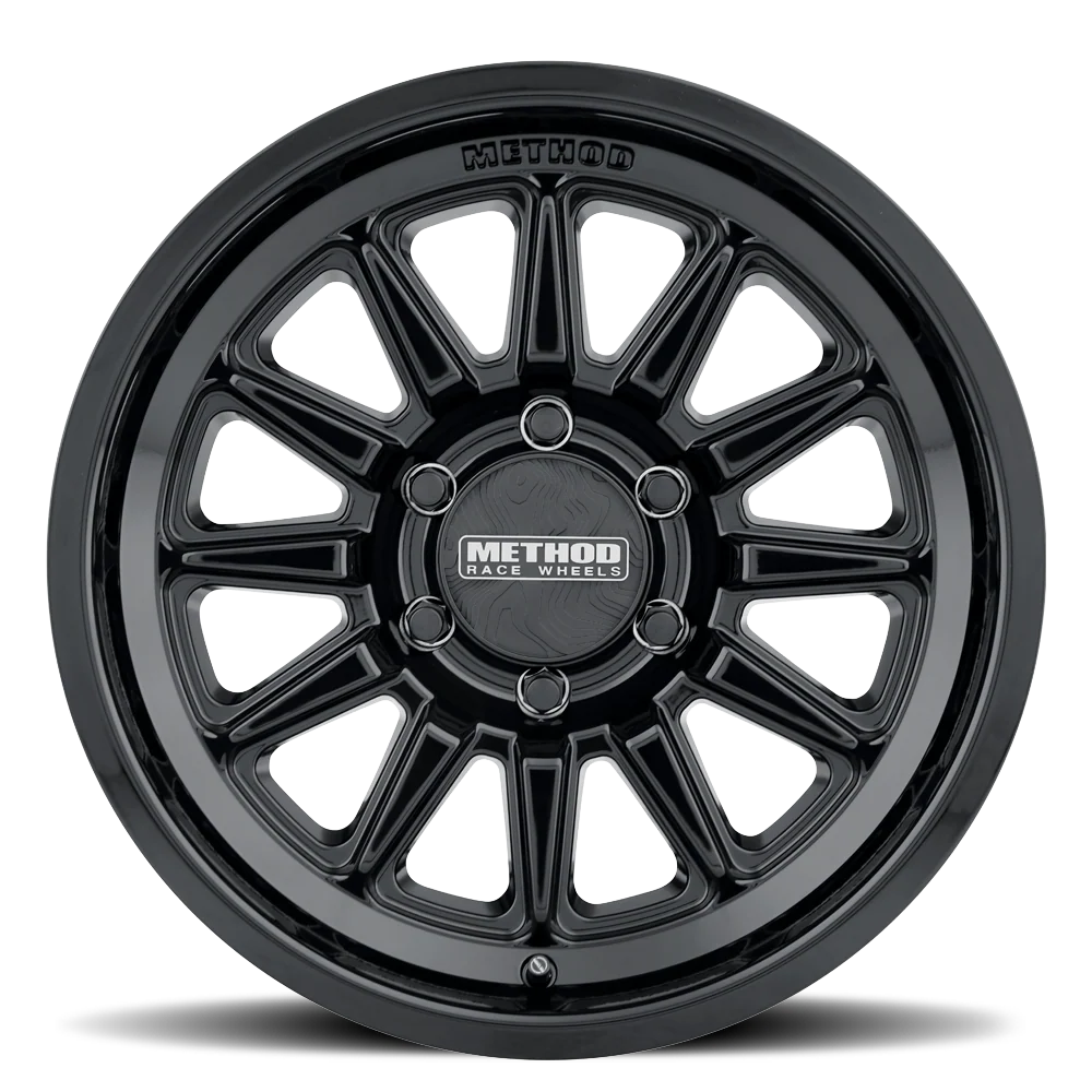 Method MR323 18X9 +12MM Offset 6X139.7 106.25MM CB Gloss Black Wheel - Suitable for Hilux/Prado 120/150/LC300 