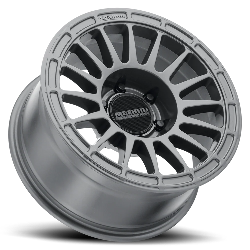 Method MR314 17X8.5 0MM Offset, 6X5.5 Bolt Pattern Wheel Gloss Titanium-Hilux/Prado120/150