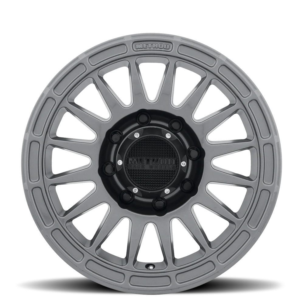 Method MR314 17X8.5 0MM Offset, 6X5.5 Bolt Pattern Wheel Gloss Titanium-Hilux/Prado120/150