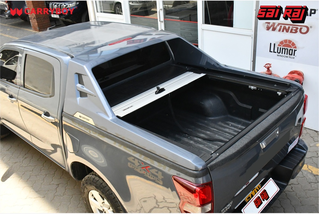 Carryboy R-Series Roller Lid-Isuzu 2024+ D-Max D/C (Grey Rollbar)