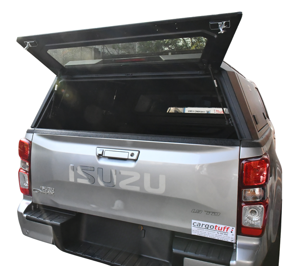 Safarituff Stainless Steel Modular Canopy For Isuzu Dmax 2012-2025 With Cab/Door Glass Internal Light