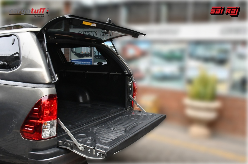 Smart Canopy With Side Pop Out Windows, Rear Tinted Glass, Front Clear Window & Internal Vinyl With Central Locking -Hilux A-Deck