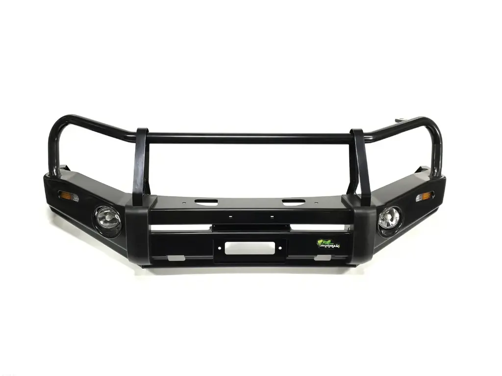 Ironman Airbag Compatible Commercial Deluxe Bull Bar Ranger Px 2015+/Everest 2015+ C/W In-Built Parking & Indicator Lights & Fog Lamps