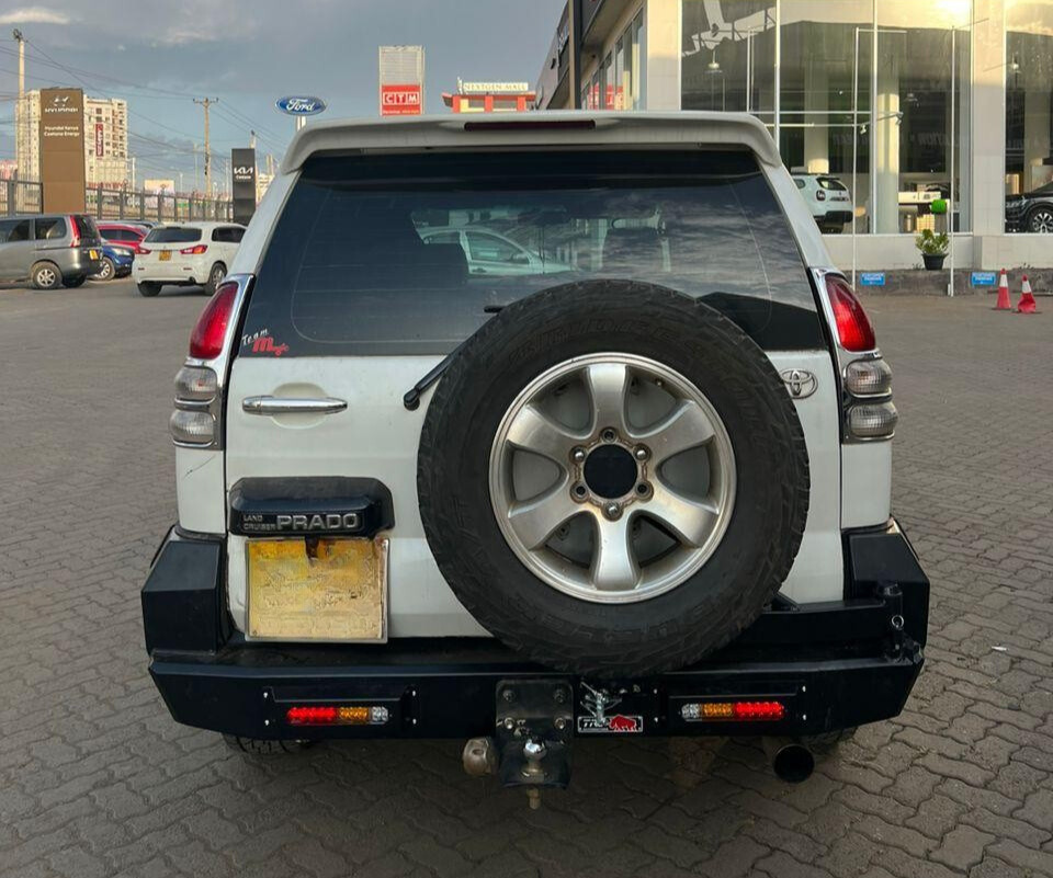 TRE 4X4 Prado 120 Rear Bumper With Tire Carrier