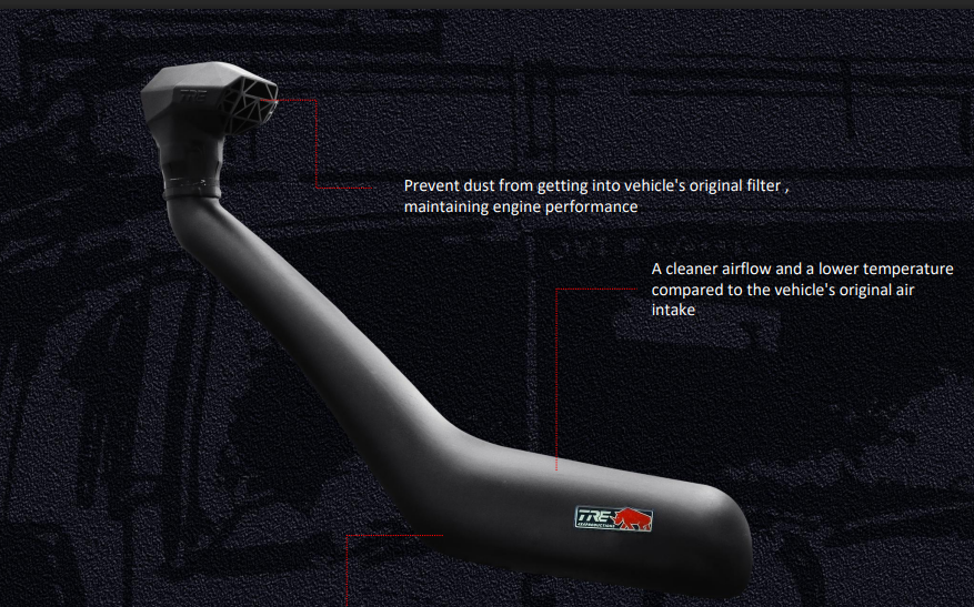 TRE 4X4 Toyota Hilux 126 Series Revo 07/2015 Onwards Snorkel