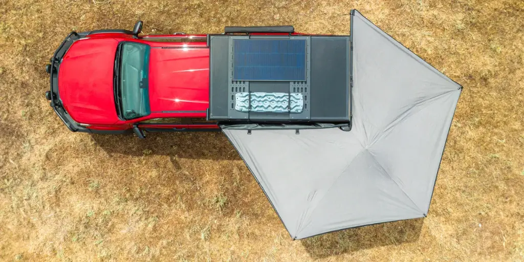 Ironman Deltawing 270 2.0M Awning LH Unsupported Includes LED Light Strip And Mounting Kit - (2 Cartons)