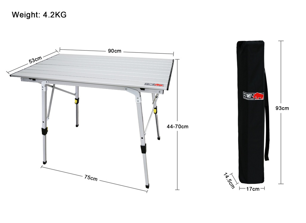 TRE 4X4 Outdoor Folding Table