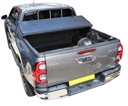 Winbo T1 Aluminium Hard Tri Fold Tonneau Cover For Toyota Hilux Revo (Metal Clamp Version/With Lock)