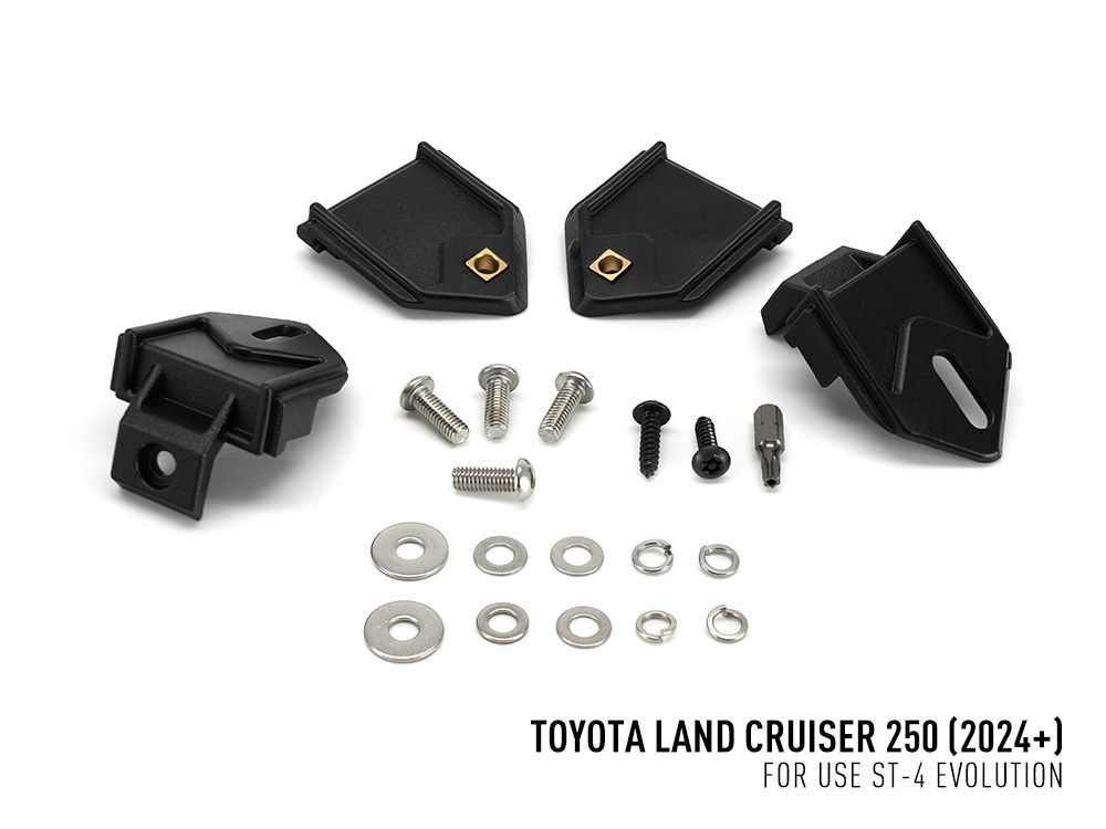 Lazer Toyota Land Cruiser 250 (2024+) - Grille Mount Kit (includes: 2x ST4, 1x Grille Mount Brackets, 1x Wiring Kit)