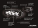 Lazer Toyota Land Cruiser 250 (2024+) - Grille Mount Kit (includes: 2x ST4, 1x Grille Mount Brackets, 1x Wiring Kit)