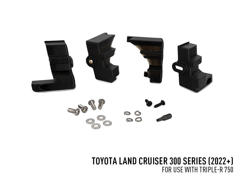 Lazer Toyota LC300 (2022+) - Grille Mount Kit (includes: 2 x Triple-R 750 Elite (Gen2), 1x Grille Mount Brackets, 1x Wiring Kit)