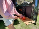 Alucab Jimny - Rear Door Drop Down Table