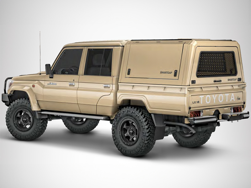 SmartCap Load Bars,EVO 1997-2020 Toyota Landcruiser Double Cab 5'