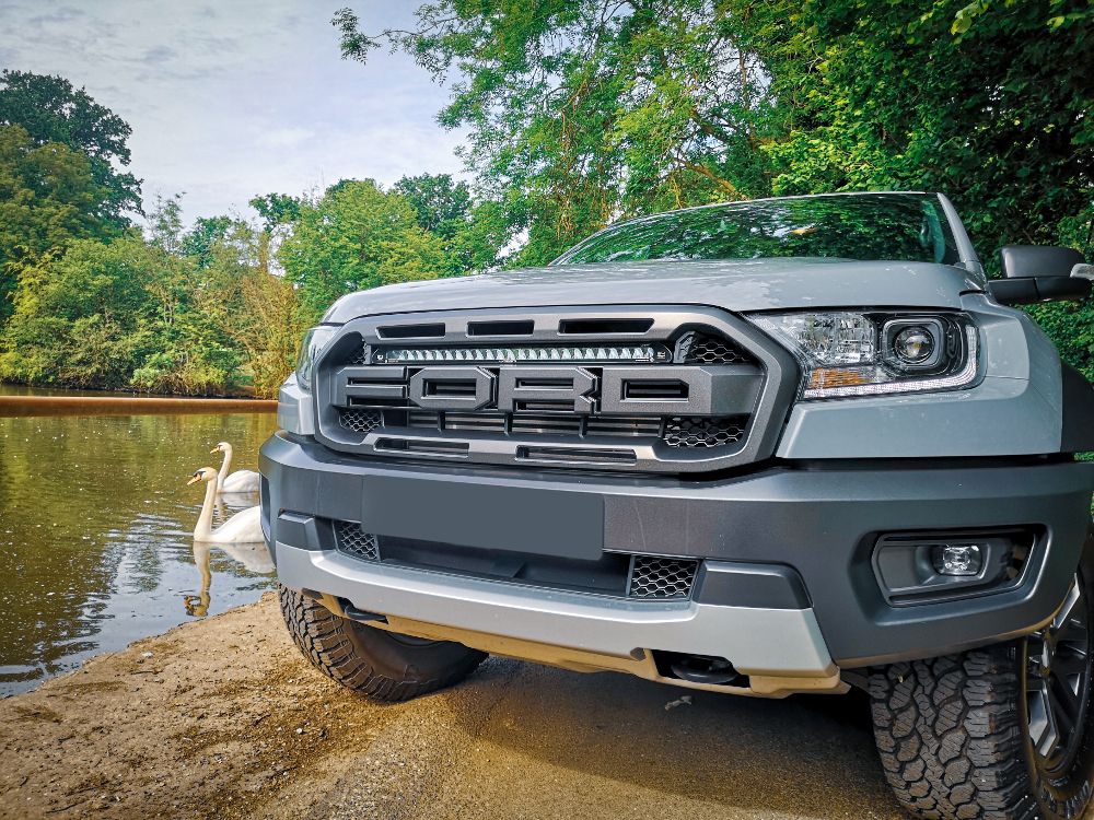 Lazer Ford Ranger Raptor (2023+) - Grille Mount Kit (includes: 2x Triple-R 850 Elite (Gen2), 1x Grille Mount Brackets, 1x Wiring Kit)