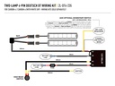 Lazer Two-Lamp 4-Pin Deutsch DT Wiring Kit (12V)