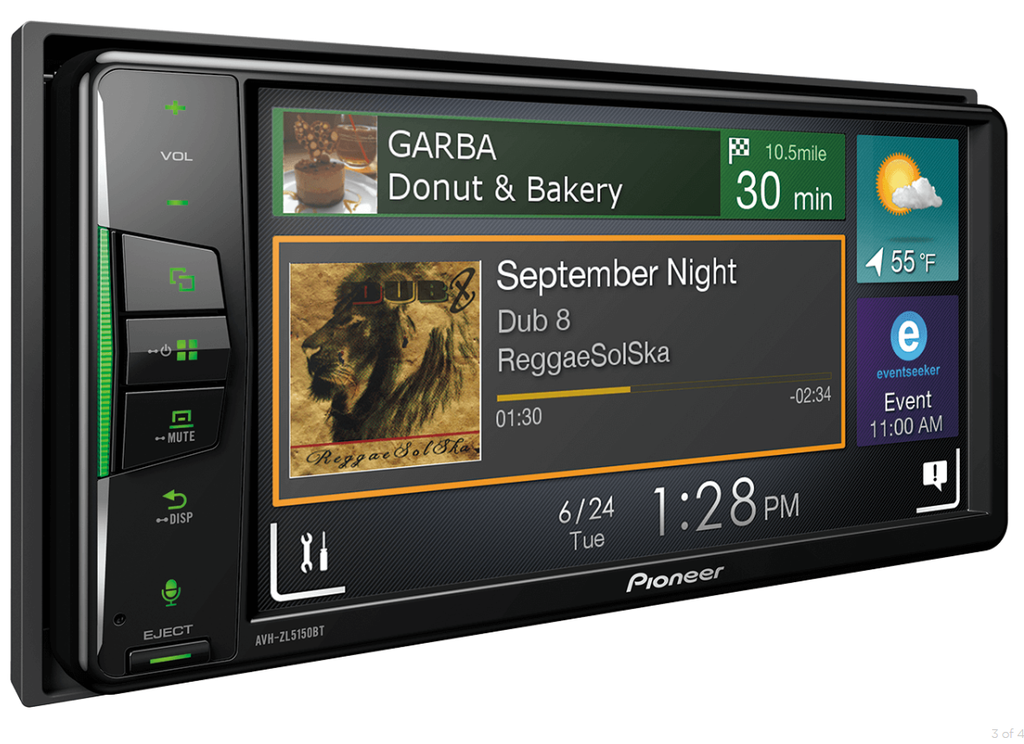 Pioneer Car Stereo Model AVH-ZL5150BT C/W Reverse Camera