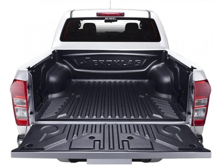 Aeroklas Bedliner C/W Door Piece Isuzu D/C (2019)-Under Rail Original Hook