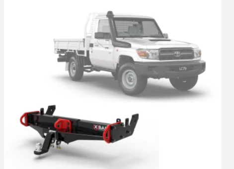 Alublack Towbar For LC79