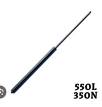 Alucab Gas Stays - 550Lg - 350N