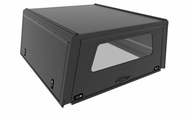 Alucab Land Cruiser 70 DC Black Smooth FRD