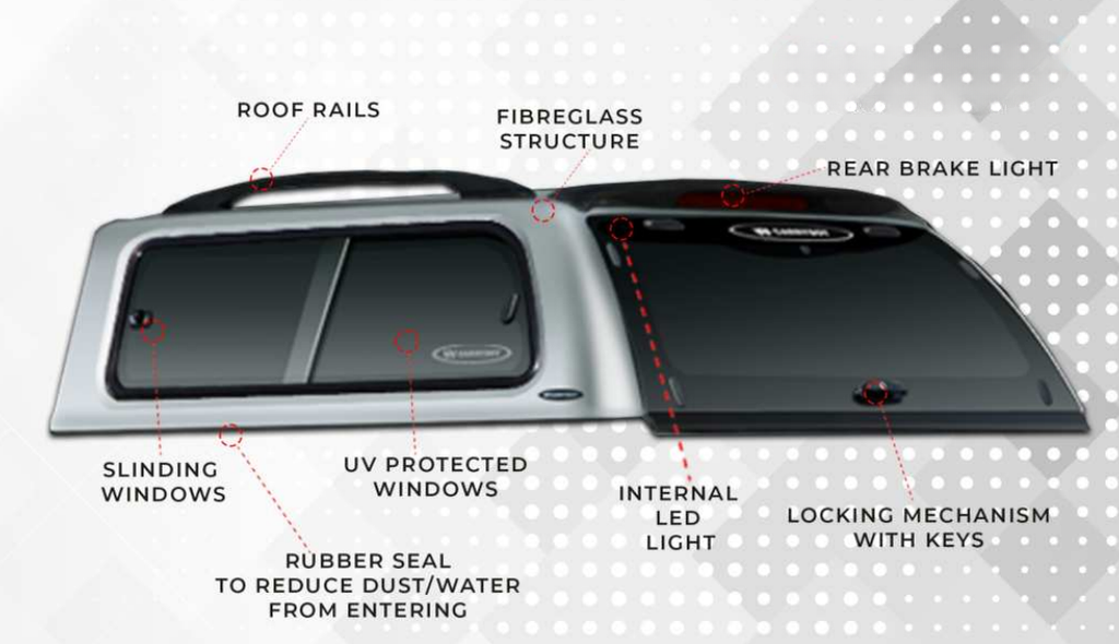 Carryboy G3 Canopy For Mitsubishi Triton 2016+