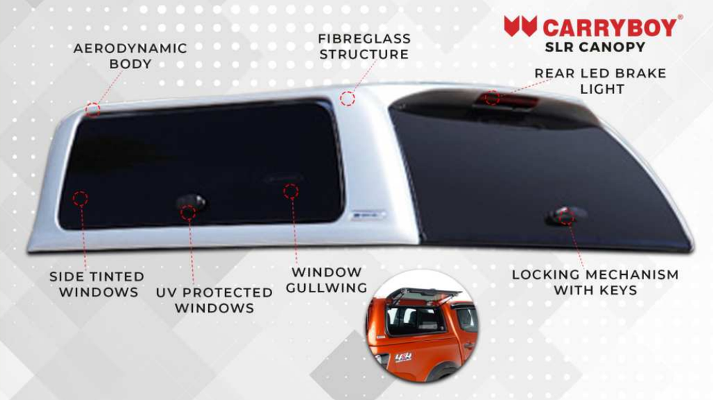 Carryboy SLR Canopy For Toyota Revo A-Deck