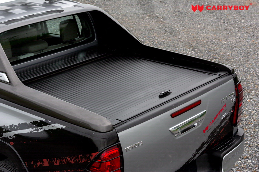 Carryboy R-Series Roller Lid C/W Rollbar for Toyota Hilux Revo D/C A-Deck