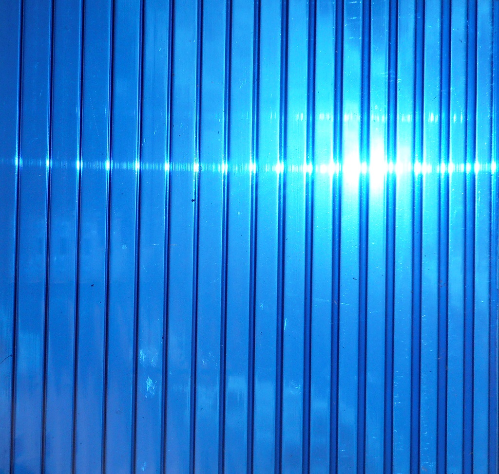 Decoglaze 8MM Polycarbonate Sheet, Size - 12 Meters X 2.1 Meters, Colour - Blue