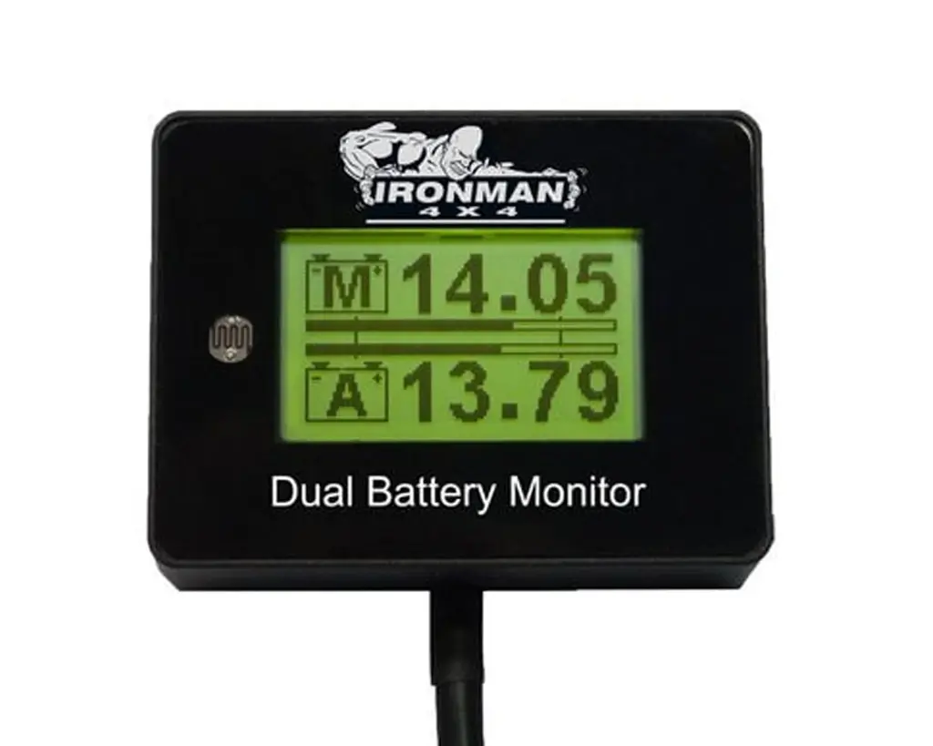 Ironman 12V Dual/ Single Bat Monitor
