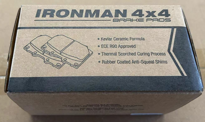 Ironman Brake Pads Toyota Landcruiser 70, 80, 100 Series/ Prado 120, 150 Series/ FJ Cruiser - Rear