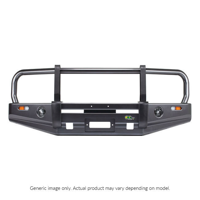 Ironman Airbag Compatible Bull Bar C/W In-Built Indicators & Fog Lamps To Suit Toyota Landcruiser 200 Series