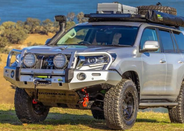 Ironman Airbag Compatible Bull Bar For Toyota Prado Kdj150R Series C/W Fog Lights & Indicators
