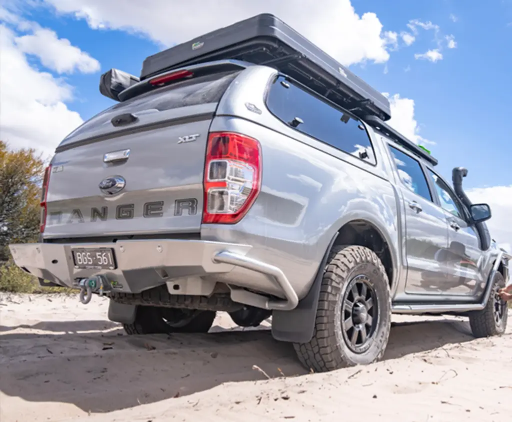 Ironman Rear Protection Towbar Plates - Pair (Ranger Px/Bt-50/Hilux 2015+)