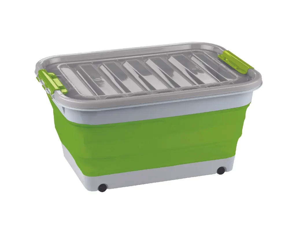 Ironman Collapsible Storage Tub & Lid - 30Ltr